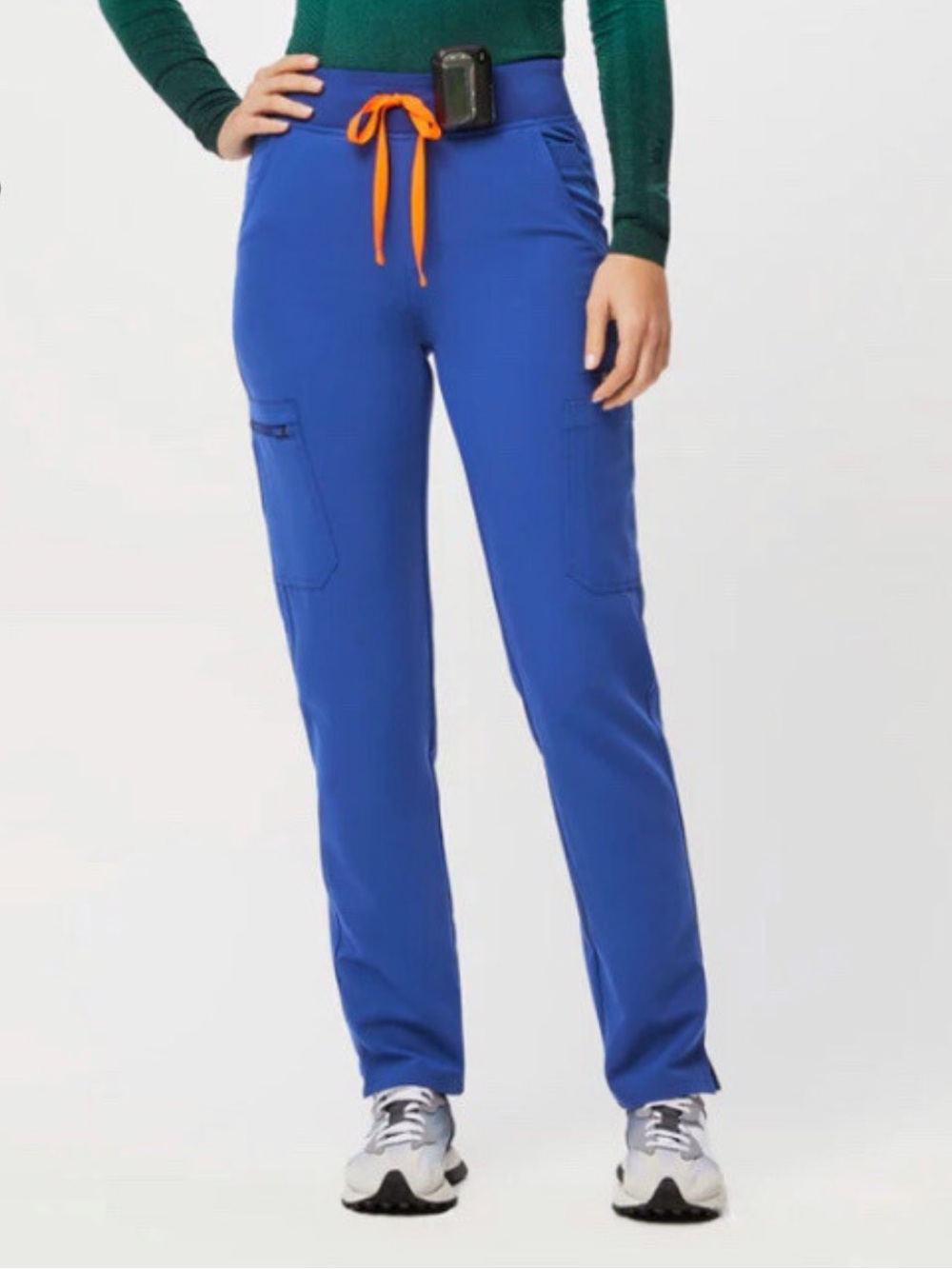 FIGS Winning Blue High Waisted Yola Scrub Pant XSP